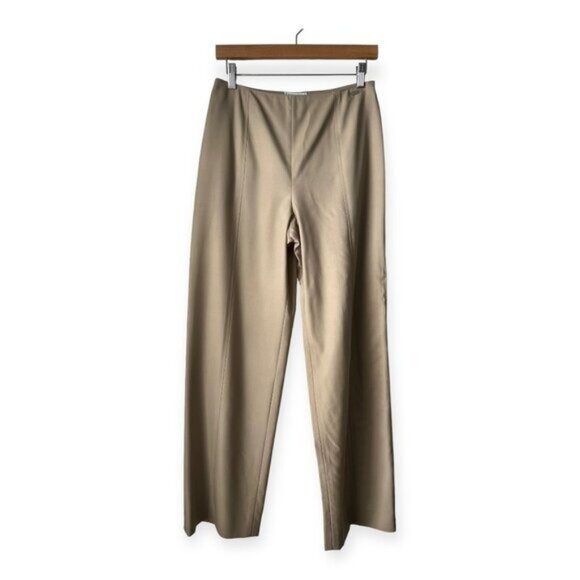 Chanel Beige Tan High Waist Straight Leg Pants - Picture 1 of 7